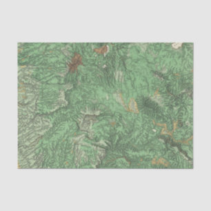Land Classification Map of California Tissue Paper