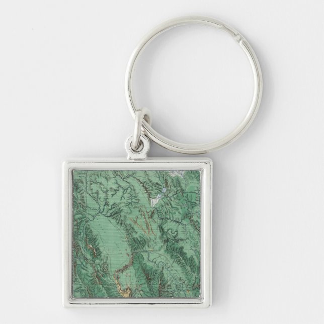 Land Classification Map of Idaho Key Ring (Front)
