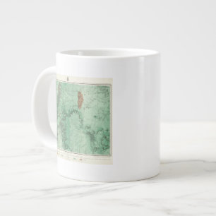 Land Classification Map of New Mexico 2 Large Coffee Mug