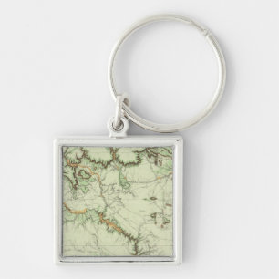 Land Classification Map of New Mexico Key Ring