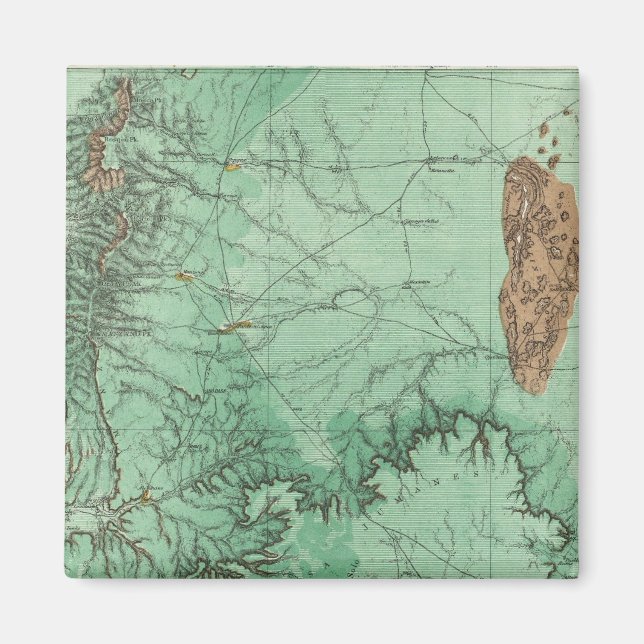 Land Classification Map of New Mexico Magnet (Front)