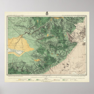 Land Classification Map of Southern California Poster