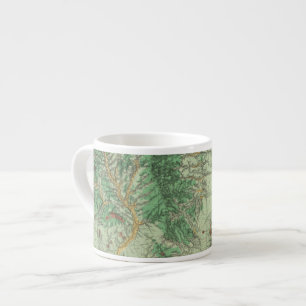 Land Classification Map of Southwestern New Mexico Espresso Cup