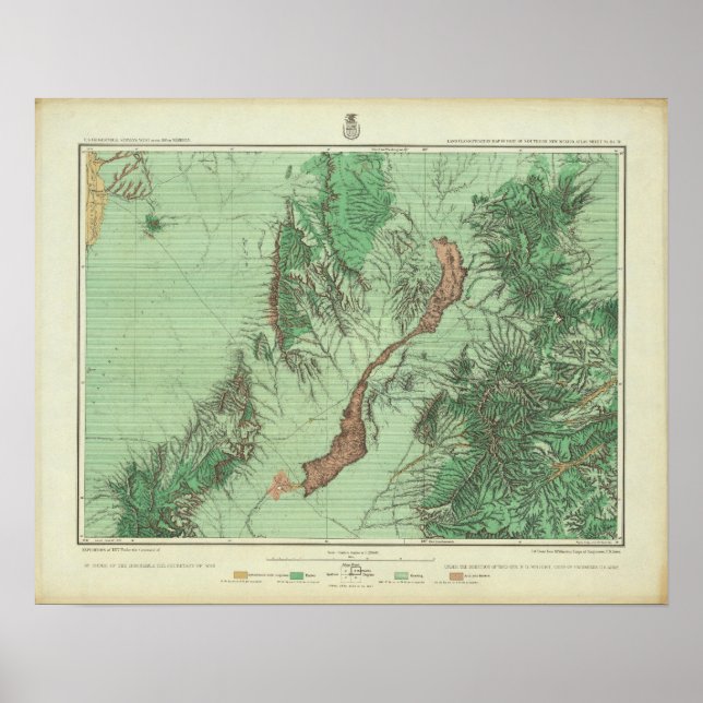 Land Classification Map of Southwestern New Mexico Poster (Front)