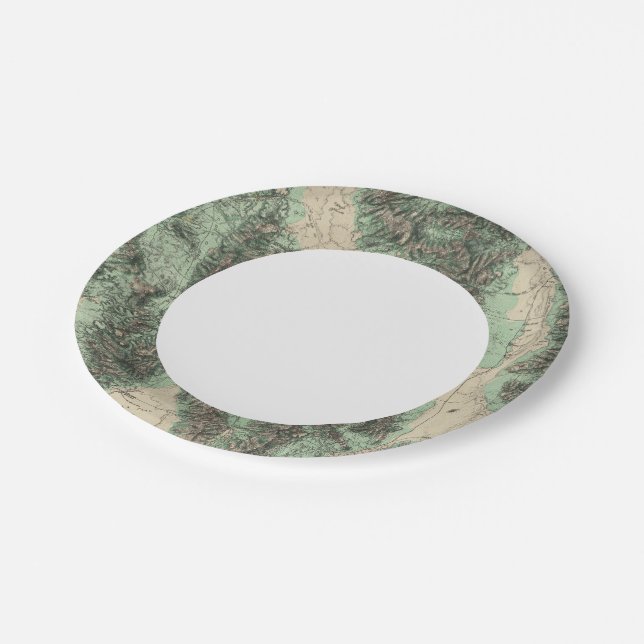 Land Classification of Eastern California Paper Plate (Angled)