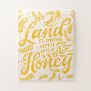 Land Flowing with Milk & Honey Jigsaw Puzzle