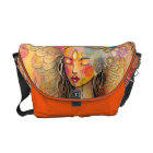 "land in peace" messenger bag