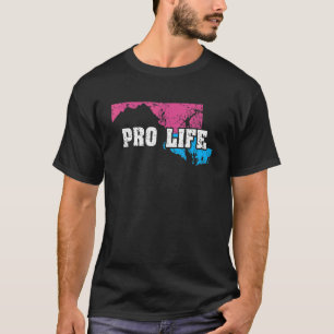 Land Map Us State Maryland Abortion Flag Choose Pr T-Shirt