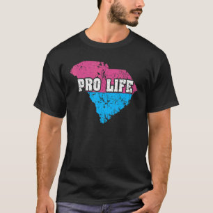 Land Map Us State South Carolina Abortion Choose P T-Shirt