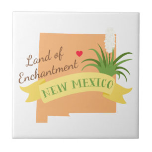 Land of Enchantment Ceramic Tile