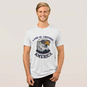 Land of freedom T-shirt Tri-Blend Shirt