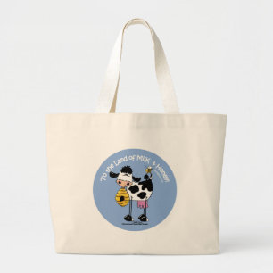 Land of Milk & Honey Large Tote Bag