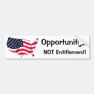 Land of Opportunity Bumper Sticker