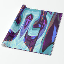 Land of Oz Wrapping Paper-Purple/Blue/Orange