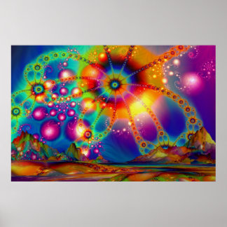 Land of Psychedelic Illuminations - Poster