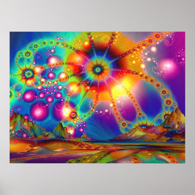 Land of Psychedelic Illuminations - Poster (Front)