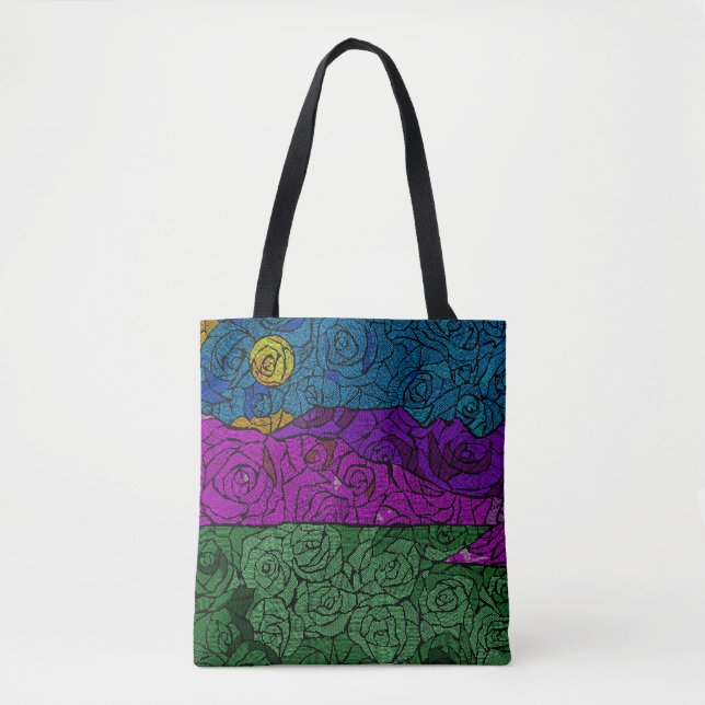 Land of roses tote bag (Front)