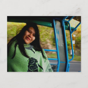 LAND of SMILES Postcard