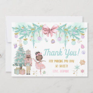Land of Sweets Sugar Plum Fairy Nutcracker Thank Y You Card