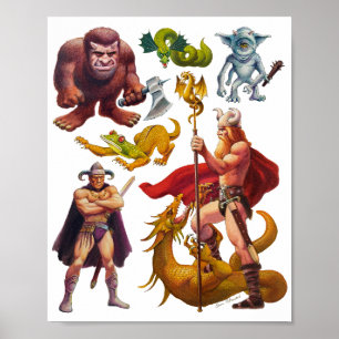 Land of Ta, Stefan Full Page Art Print