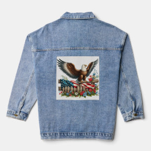 Land of the Free, 250 Years of Freedom Denim Jacket