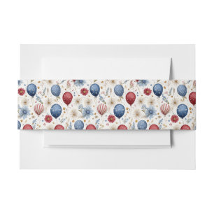 Land of the Free, 250 Years of Freedom Invitation Belly Band
