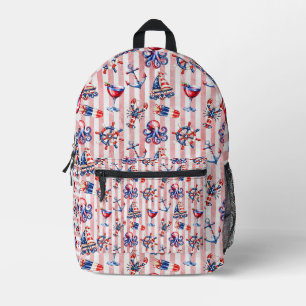 Land of the Free, 250 Years of Freedom Printed Backpack