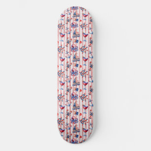 Land of the Free, 250 Years of Freedom Skateboard