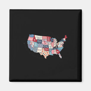 Land Of The Free Because Of The Brave 4th Of July Magnet