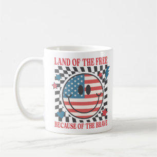 Land Of The Free Because Of The Brave Coffee Mug