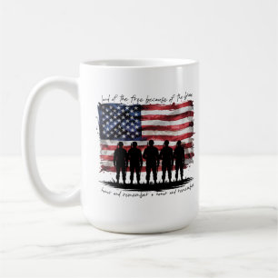 "Land of the Free Because of the Brave Mug