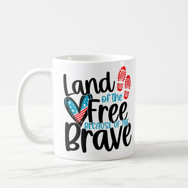 Land of the free  coffee mug (Left)