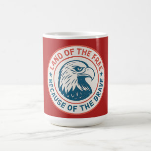 Land of the Free Eagle Coffee Mug
