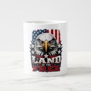 Land of the Free – Eagle Patriotic Mug