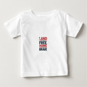 Land of the Free Home of the Brave USA Shirt
