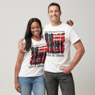 Land of the Free Honour Remember T-Shirt