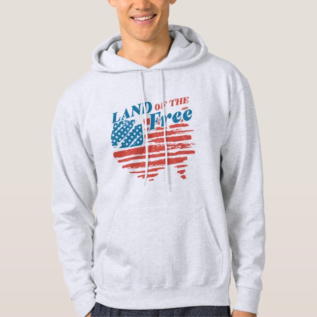 Land of the free hoodie (Front)