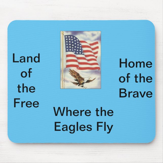 Land of the Free Mouse Pads (Front)