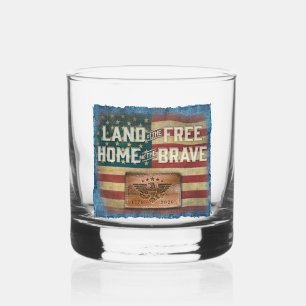 Land of the Free - Rocks Glass