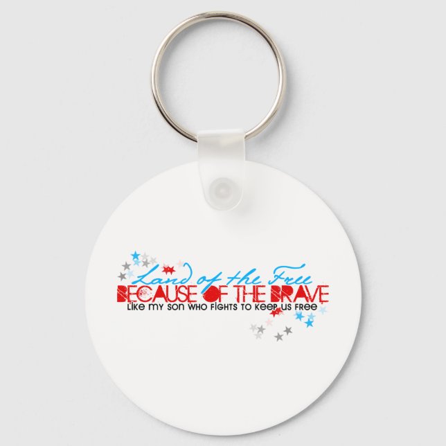 Land of the Free: Son Key Ring (Front)