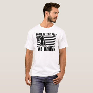 land of the free thanks to the brave Veterans Day T-Shirt