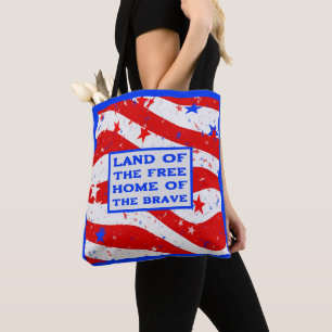 Land of the Free Tote Bag