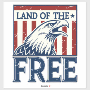 Land of the Free – Vintage USA Eagle Graphic