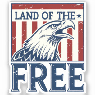 Land of the Free – Vintage USA Eagle Graphic