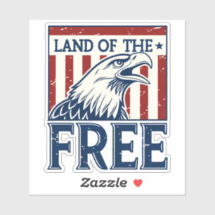 Land of the Free – Vintage USA Eagle Graphic