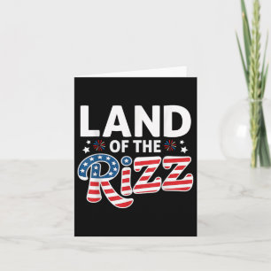Land Of The Rizz  Card