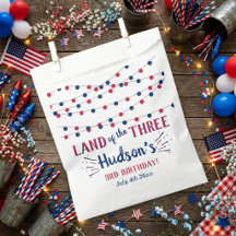 Land Of The Three! 4th Of July 3rd Birthday Party