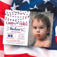 Land Of The Three! 4th Of July 3rd Birthday Party