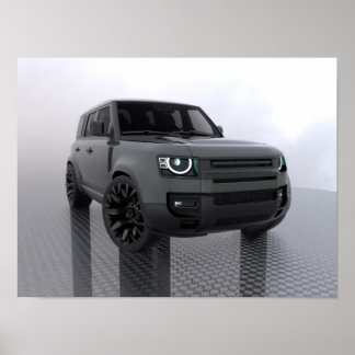 Land Rover Defender (custom) Poster