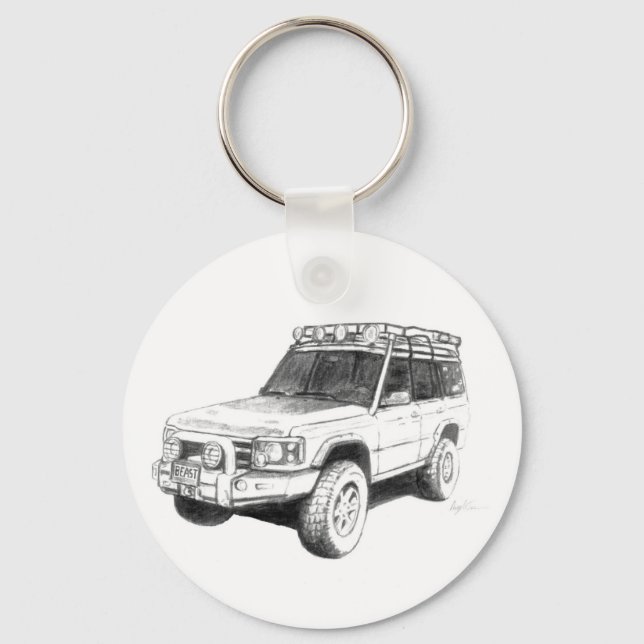 Land Rover Keychain Art (Front)
